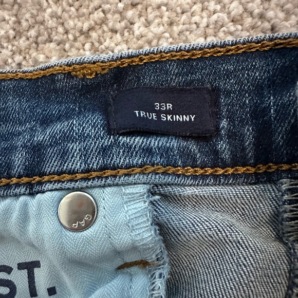 Gap Women's Jeans size 33 Regular (16), style is True Skinny. - Picture 3 of 5